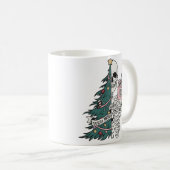 "Sorta Beängstigend Sorta Merry" Weihnachtslieder Kaffeetasse (VorderseiteRechts)