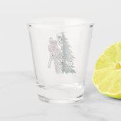 "Sorta Beängstigend Sorta Merry" Weihnachtslieder Schnapsglas (Rückseite)