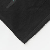 Sorta beängstigender Sorta-Weihnachtsbaum Fleecedecke (Ecke)