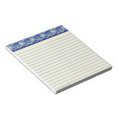 Sorta Blue Calico (Liniert) Notizblock (angewinkelt)