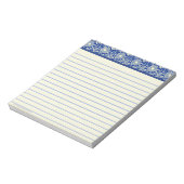 Sorta Blue Calico (Liniert) Notizblock (Rotiert)
