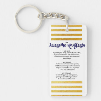 Sorta fantastischer Manifest-Schlüsselanhänger Schlüsselanhänger