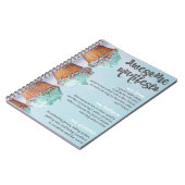 Sorta fantastisches Manifest-gewundenes Notizbuch Notizblock (Linke Seite)