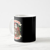 Sorta Festive Mostly Feral Ossum Funny Christmas H Kaffeetasse (Vorderseite Links)