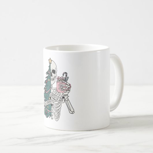 Sorta Merry Sorta Beängstigend Kaffeetasse (VorderseiteRechts)