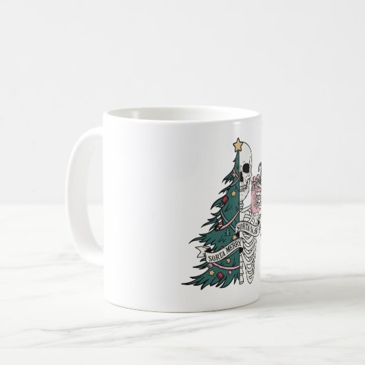 Sorta Merry Sorta Beängstigend Kaffeetasse (Vorderseite Links)