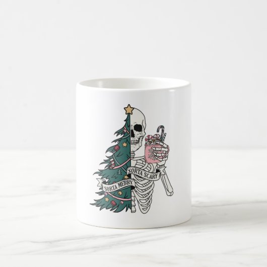 Sorta Merry Sorta Beängstigend Kaffeetasse (Mittel)