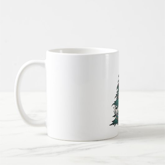 Sorta Merry Sorta Beängstigend Kaffeetasse (Links)