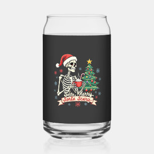 Sorta Merry Sorta Beängstigend Spooky Skeleton Xma Dosenglas