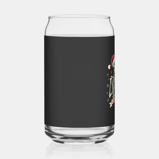 Sorta Merry Sorta Beängstigend Spooky Skeleton Xma Dosenglas (Rechts)