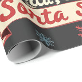 Sorta Merry Sorta Beängstigend Spooky Skeleton Xma Geschenkpapier (Rolleneckpunkt)