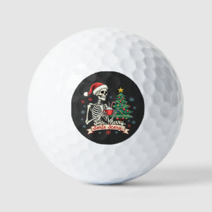 Sorta Merry Sorta Beängstigend Spooky Skeleton Xma Golfball
