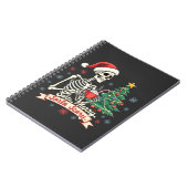 Sorta Merry Sorta Beängstigend Spooky Skeleton Xma Notizblock (Linke Seite)