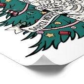 Sorta Merry Sorta Scary Christmas Poster (Ecke)