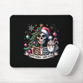 Sorta Merry Sorta Scary Skeleton Heiße Schokolade Mousepad (Mit Mouse)