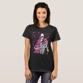 Sorta Merry Sorta Y Funny Christmas Skeleton Tree  T-Shirt (Vorne ganz)