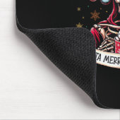 Sorta Merry Sorta Y Skeleton Heiße Schokolade Weih Mousepad (Ecke)