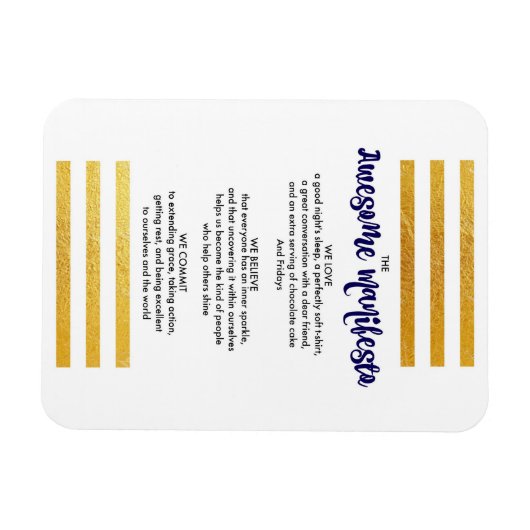 Sorta Phantastisch Manifesto Magnet (Horizontal)