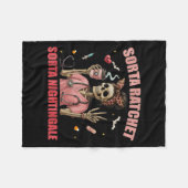 Sorta Ratchet Sorta Nightingale Skeleton Nurse Hal Fleecedecke (Vorderseite (Horizontal))