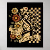 Sorta Ratchet Sorta Nightingale Skeleton Nurse Hal Poster (Vorne)
