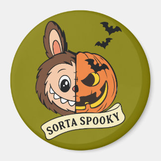 Sorta Spooky Halloween Cute Labubu Magnet