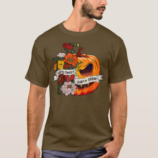 Sorta Sweet Sorta Spooky Blume Jack O' Lantern H T-Shirt