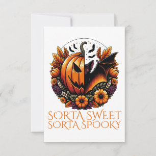 Sorta Sweet Sorta Spooky Dankeskarte