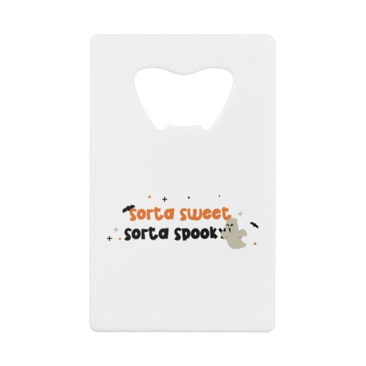 Sorta Sweet Sorta Spooky Geldbeutel Flaschenöffner (Vorderseite)