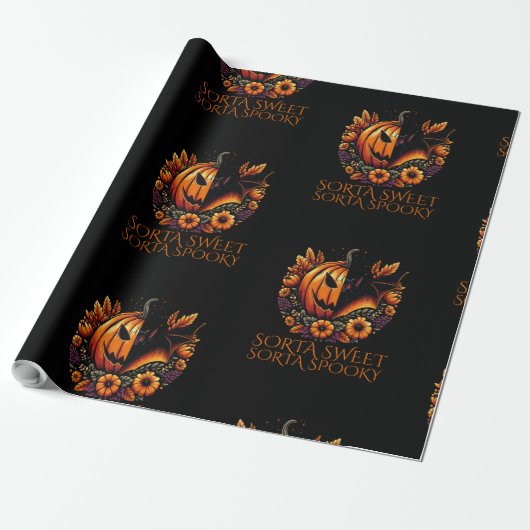 Sorta Sweet Sorta Spooky Geschenkpapier (Ungerollt)