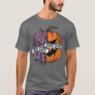 Sorta Sweet Sorta Spooky Halloween Pumpkin Trick O T-Shirt