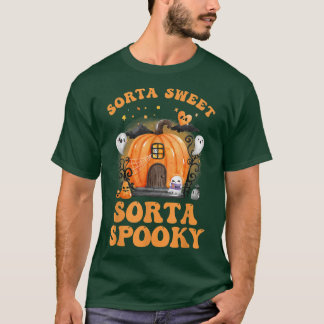 Sorta Sweet Sorta Spooky Spuk Haus T-Shirt