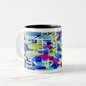 Sort'as Colorful Attack Zweifarbige Tasse (Vorderseite Links)