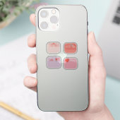 Sorte I Liebe Sie klebrige Notizkleber Aufkleber (Telefon)