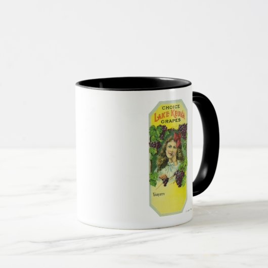 Sortenauswahl Keuka Traubenschild Tasse (VorderseiteRechts)