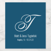 Sortenbezeichnung Weinetikett (Einzelnes Label)