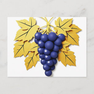 Sortenbündel im Papierschnitt mit Elegant Postkarte