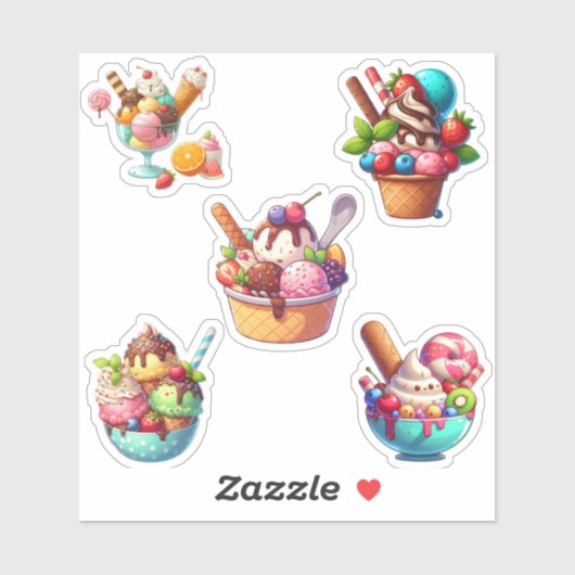 Sorteneis Aufkleber (Blatt)