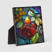 Sortenfrüchte aus Hartglas Fotoplatte (Vorderseite)