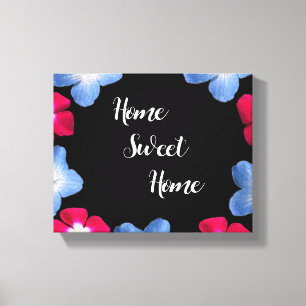 Sortenmodell schwarz pink leinwanddruck