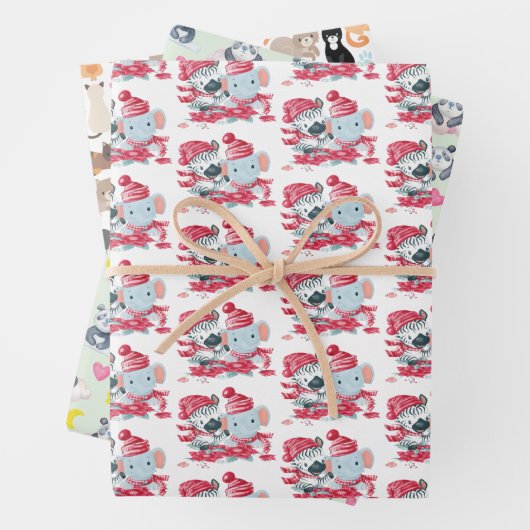 Sortenpackpapier Geschenkpapier Set (Beispiel)