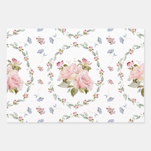 Sortenpackung für Rosy-Ofen Geschenkpapier Set (Vorderseite)