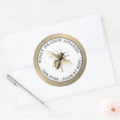 Sortenschutzschild für Bienen Runder Aufkleber (Umschlag)
