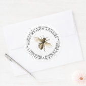 Sortenschutzschild für Bienen Runder Aufkleber (Umschlag)