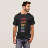 Sortieren T-Shirt (Vorne ganz)