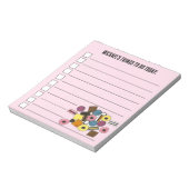 Sortieren von Süßwaren, die Personalisiert zu führ Notizblock (Rotiert)