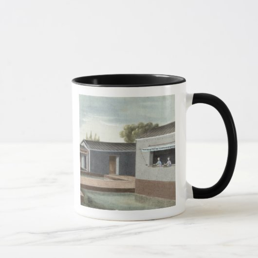 Sortieren von Tee (w/c auf Papier) 2 Tasse (Rechts)