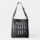 Sortierte Antiken-einbalsamierenwerkzeuge Tragetaschen Mit Langen Trägern (Rückseite)