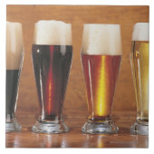 Sortierte Biere und Ale Fliese (Vorderseite)