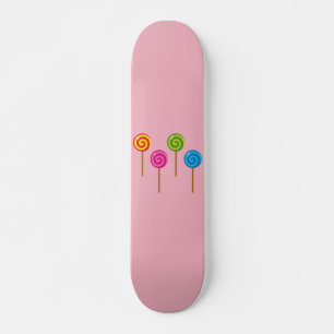 Sortierte bunte Spiral-Lutscher Skateboard