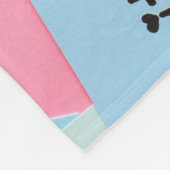Sortierte Farbe der Namenskarten Fleecedecke (Ecke)
